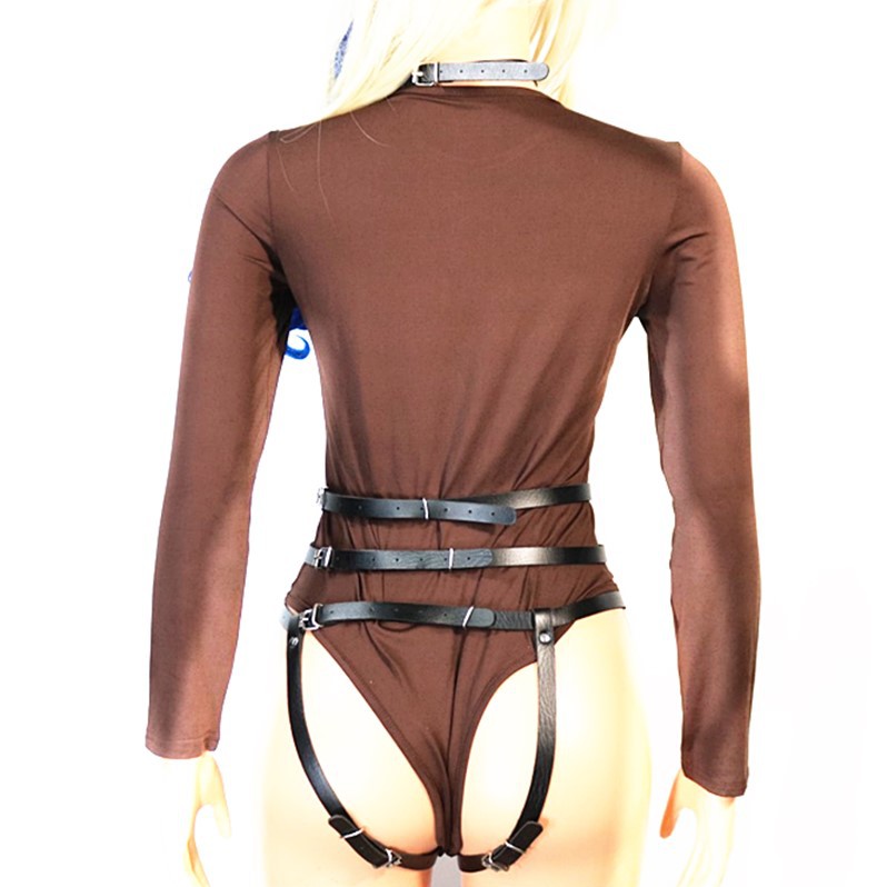 Punk Bound Versatile Collar Leg Loop Waist Belt 5