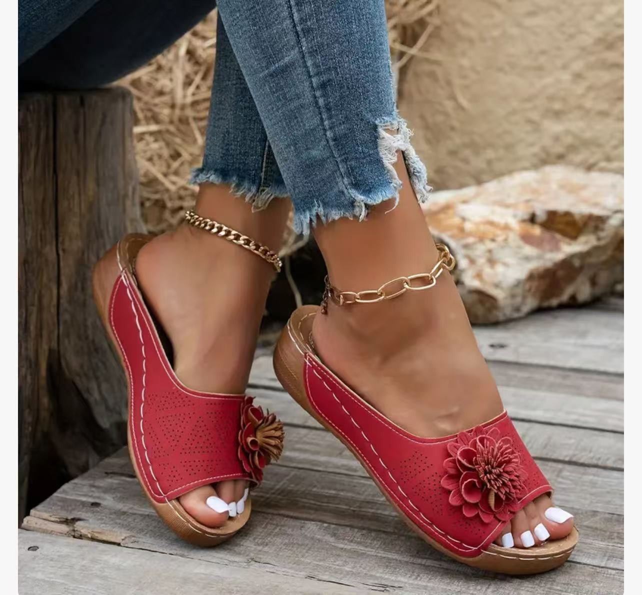 Open-Toe Slide Sandals, picture 9 of 11