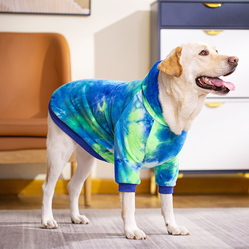 Tie-dye Hoodie For Small Medium And Large Dogs Poodle Bichon Golden Retriever Labrado
