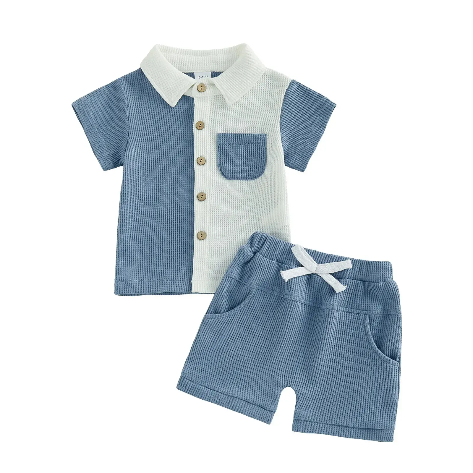 Turn-down Collar Solid-color Shirt