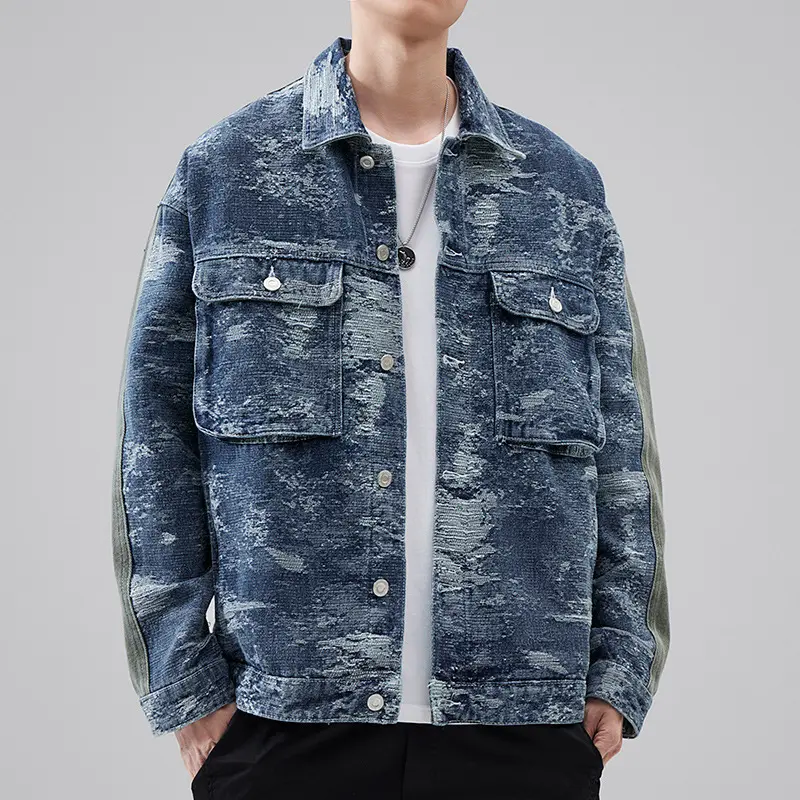 High Street American Classic Retro Patterned Denim
