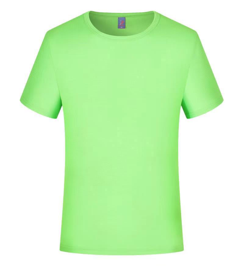 Ice Silk Quick Drying Clothes Short Sleeve Round Neck T-shirt