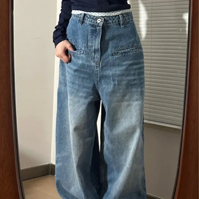 Loose Wide Leg Draping Long Pants All matching Picture Color Xl - Shop at LoveMi