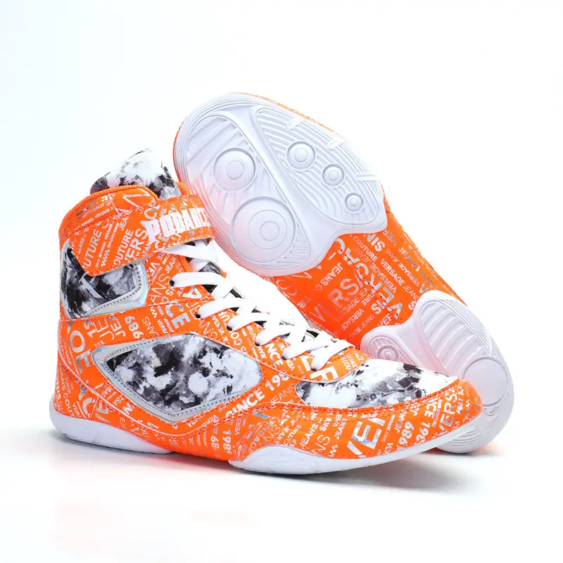 Men's Sneaker High-top Boxing Shoe Fashion Graffiti
