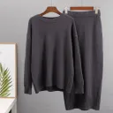 Gray Round Collar
