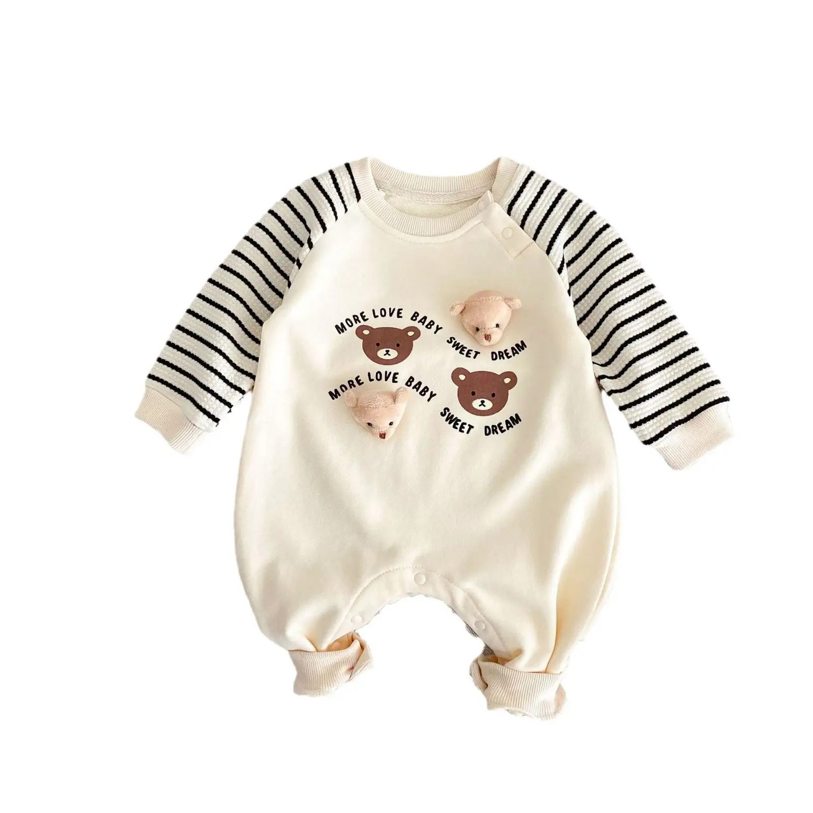 Creative And Minimalist Baby Teddy Bear Jumpsuit