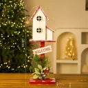 White Christmas Bird House A