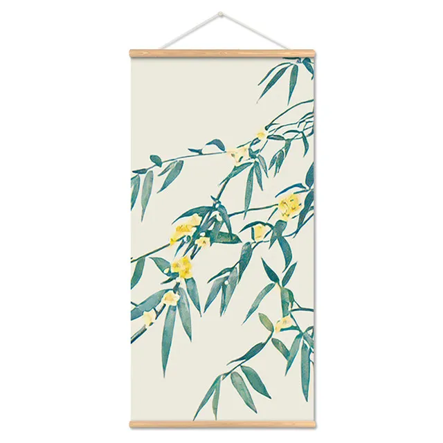 Entrance Flower Art Wall Mural Shop Decorative Painting Fabrics Hanging Picture Gh11814 - Shop at LoveMi