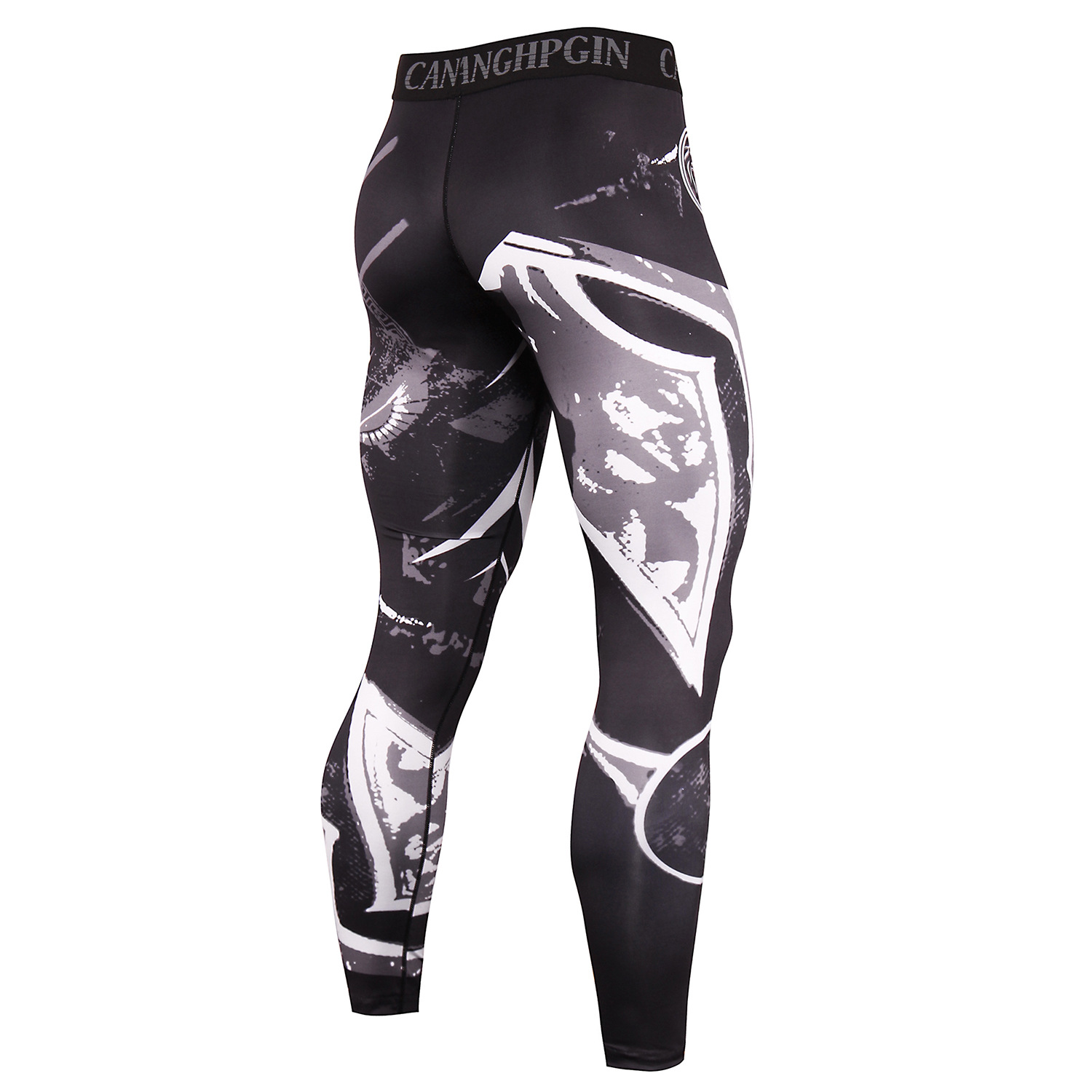 Title 10, Herren High Elastic Compression Pants für Laufe...