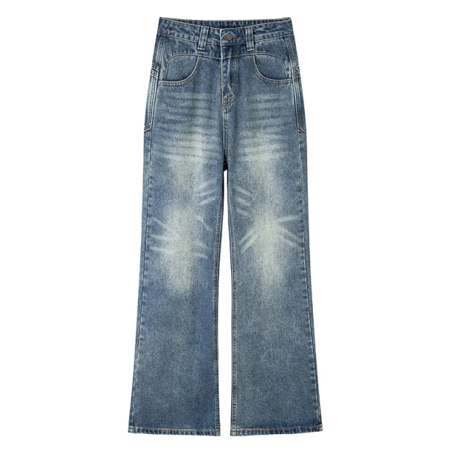 Fashion Retro Wide Leg Jeans For Women Lengthened - Shop at LoveMi