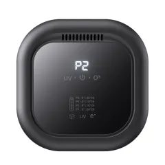 Household Ozone Air Purifier Anion Deodorant Deodorant Pet Aromatherapy Sterilizer - Black - View 1