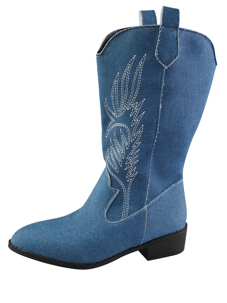 Title 25, Damen Retro Stiefel mit spitzer Zehenpartie, di...