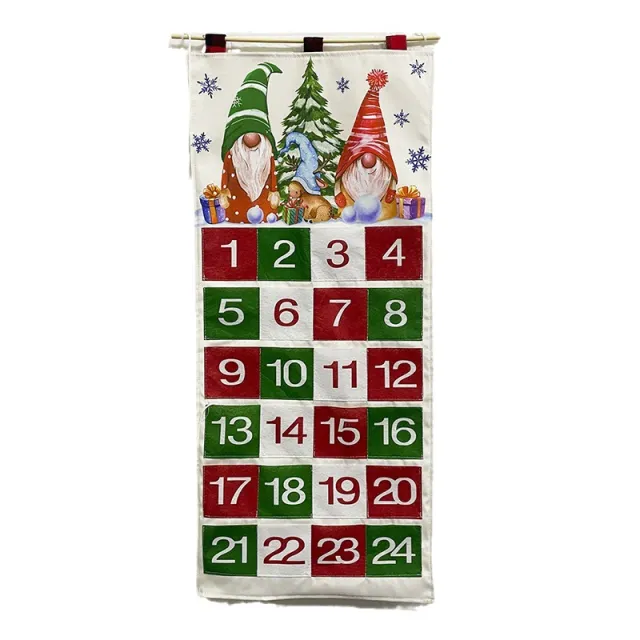 Christmas Decoration Sundries Pendant Printing Countdown Calendar Christmas Countdown Calendar - Shop at LoveMi