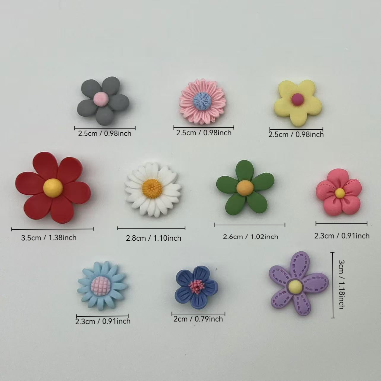 Flower Refrigerator Magnet Suitable For Decorative Refrigerator Whiteboard