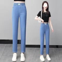 Lyocell Jeans Women's Summer Thin - Blue - View 1