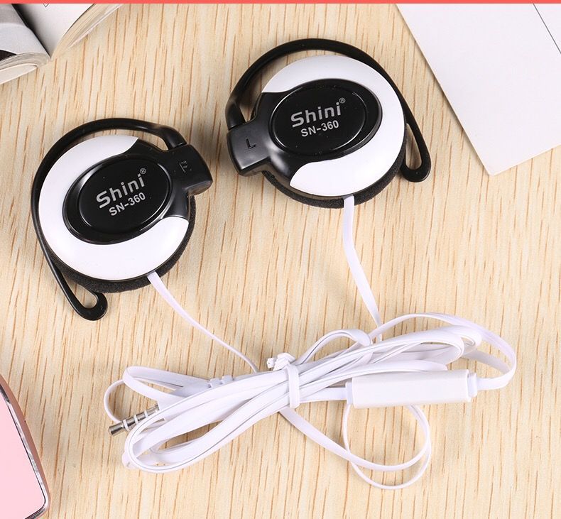 Ear Hook Monitoring Earphones Universal Round Hole Heavy Bass HD Voice Headset - 第 7/7 張圖片