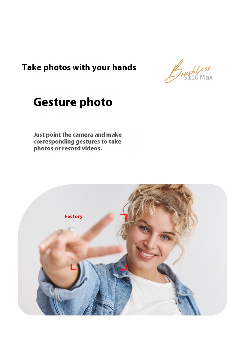 S116 Brushless UAV Four-side Obstacle Avoidance Aerial Photography HD Toy - Image 12