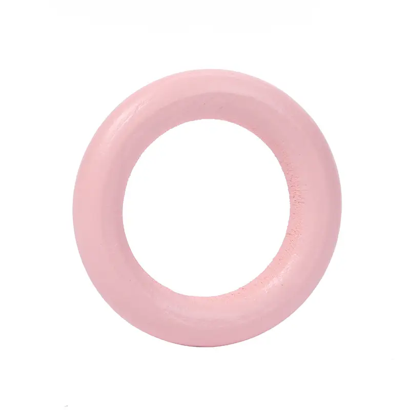 Colorful Cute Theaceae Wooden Ring Necklace Handmade DIY Piercing Accessories