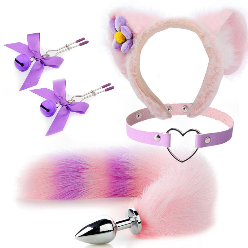 Mask Ear Barrettes For Women Metal Suit