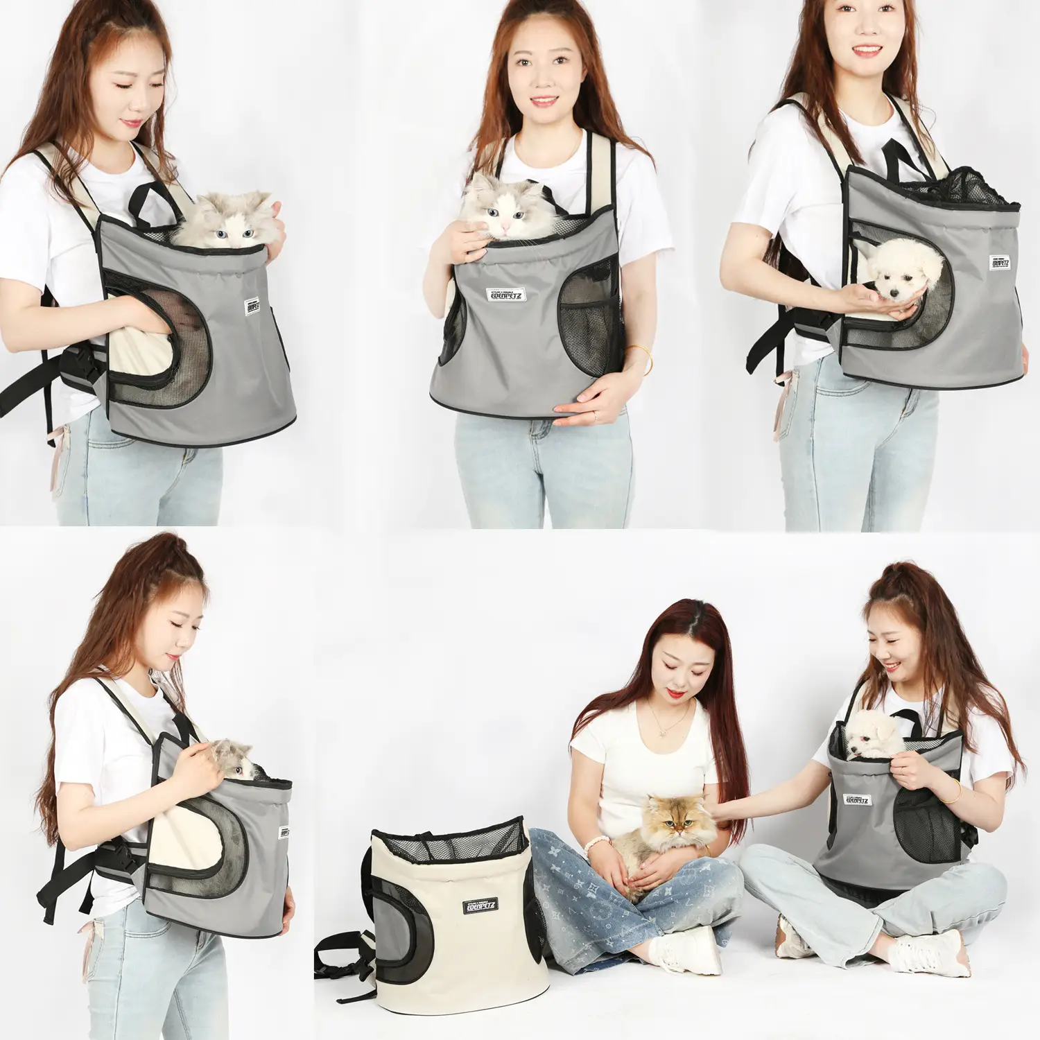 Cat Pet Shoulder Strap Chest Backpack
