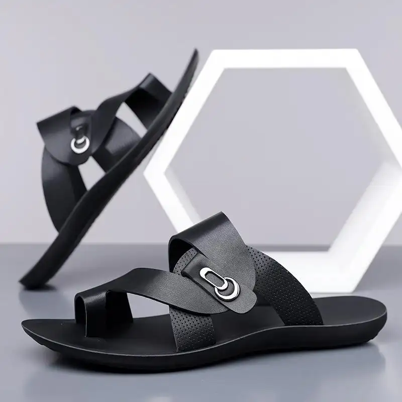 Sandals Summer Beach And Home Slippers Mens Slide Sandals Non-slip