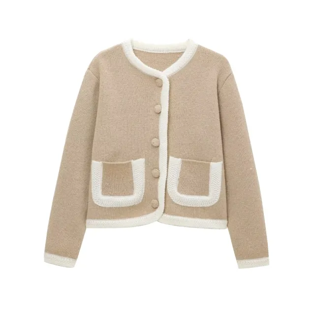 Autumn New Retro Loose Casual Knitted Coat As Shown In The Figure - Shop at LoveMi