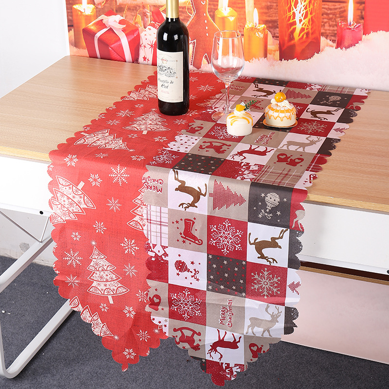 Decorative printed cloth table runner table runner