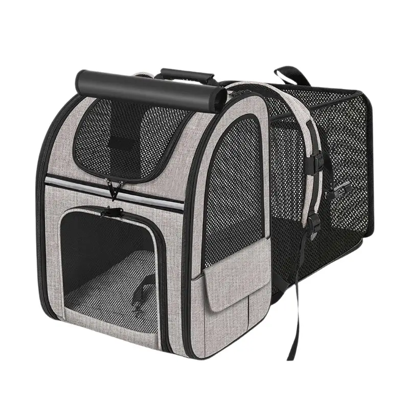 Cat Bag Portable Cat Backpack Extendable Pet Diaper Bag