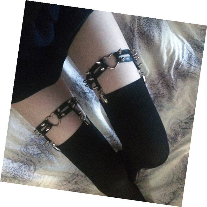 Parure Cuissarde Cœur Spikes — vue 2