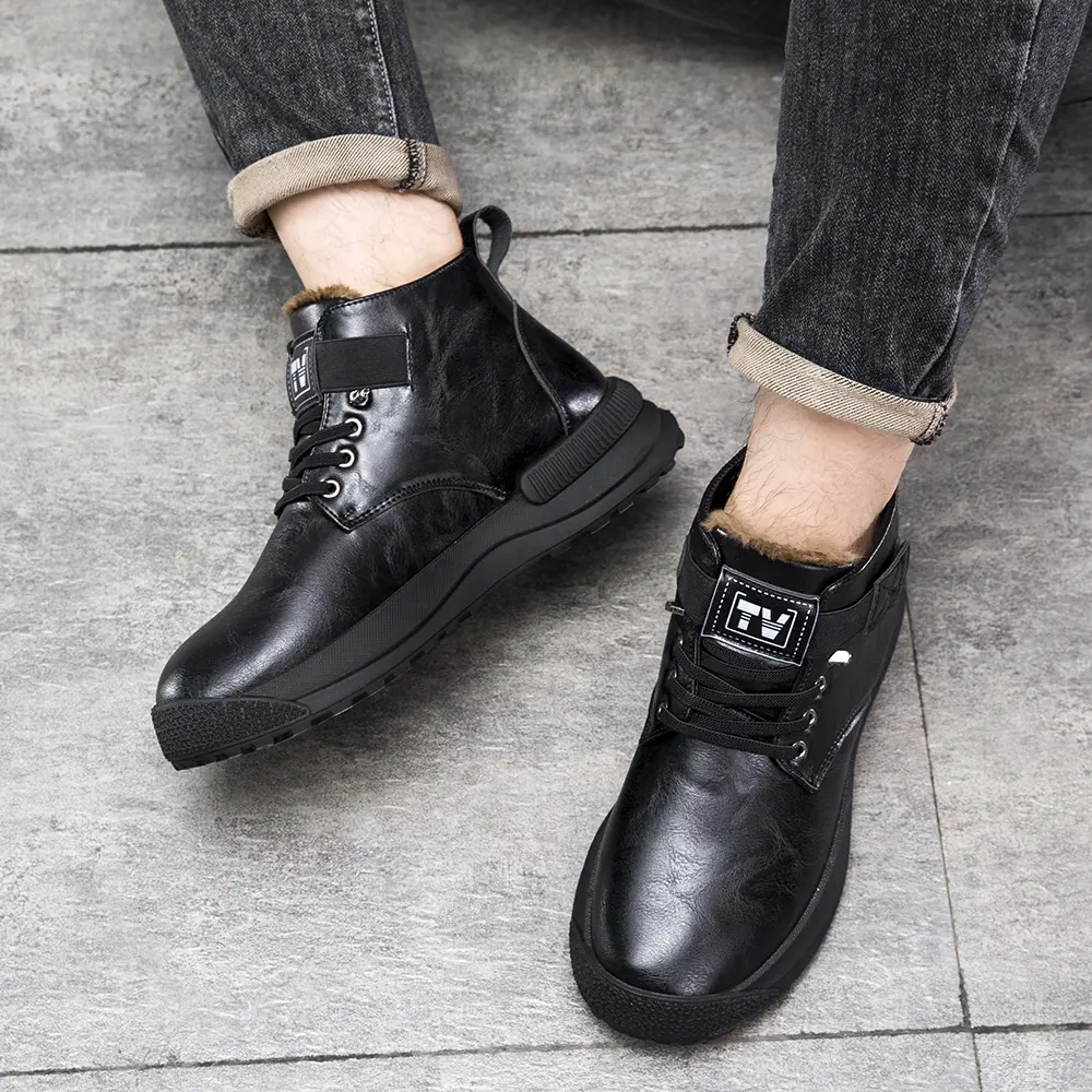 Martin Boots High-top Platform Warm with Velvet