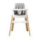 Solid Wood Adjustable Baby Dining Chair view 9