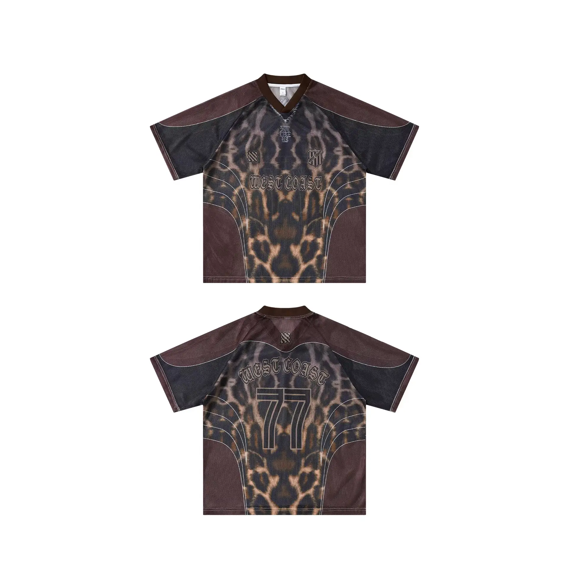 Street-style Printed Short-sleeve T-shirt Mens Top