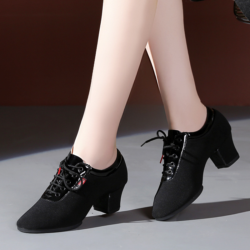 Women's Latin Dance Posture Training Square Dance Shoes