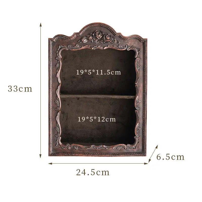 Vintage Engraving Closet Resin Relief Multi-layer