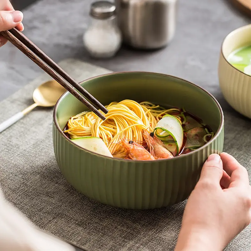 Household Ceramic 7-inch 6-inch Noodle Bowl