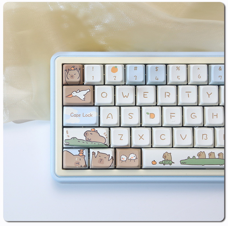 Title 1, High-level Capybara Mechanical Keyboard Keycaps