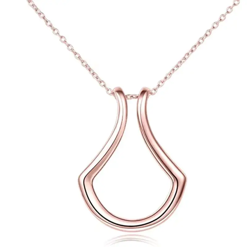 Simple U-shaped Necklace Creative Fashion Fan-shaped Clavicle Chain
