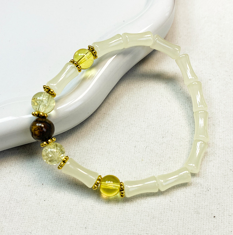 Natural Stone Bead Bracelet For Protection And Relief