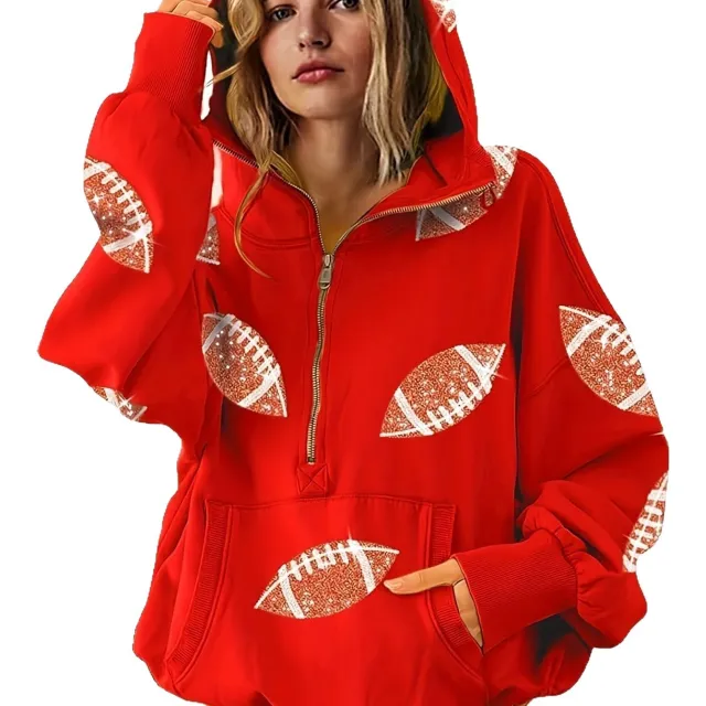 Sweater Women's Clothing Zipper Drawstring Long Sleeve Mcc01541 - Shop at LoveMi