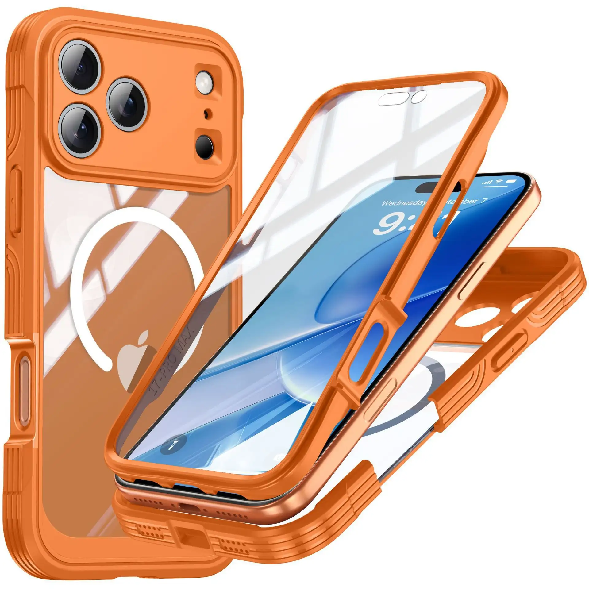 Drop-proof Transparent All-in-one Protective Phone Case