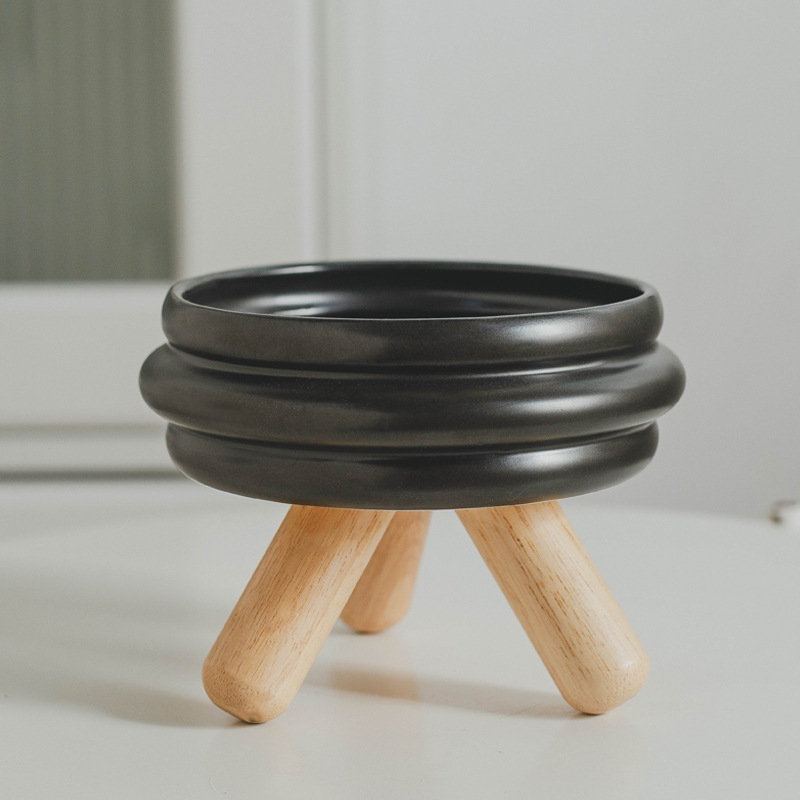 Matte Black Food Bowl