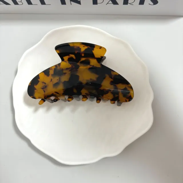 Women's Versatile Retro Leopard Print Simple And High end Grip Clip Deep Leopard Print - Shop at LoveMi
