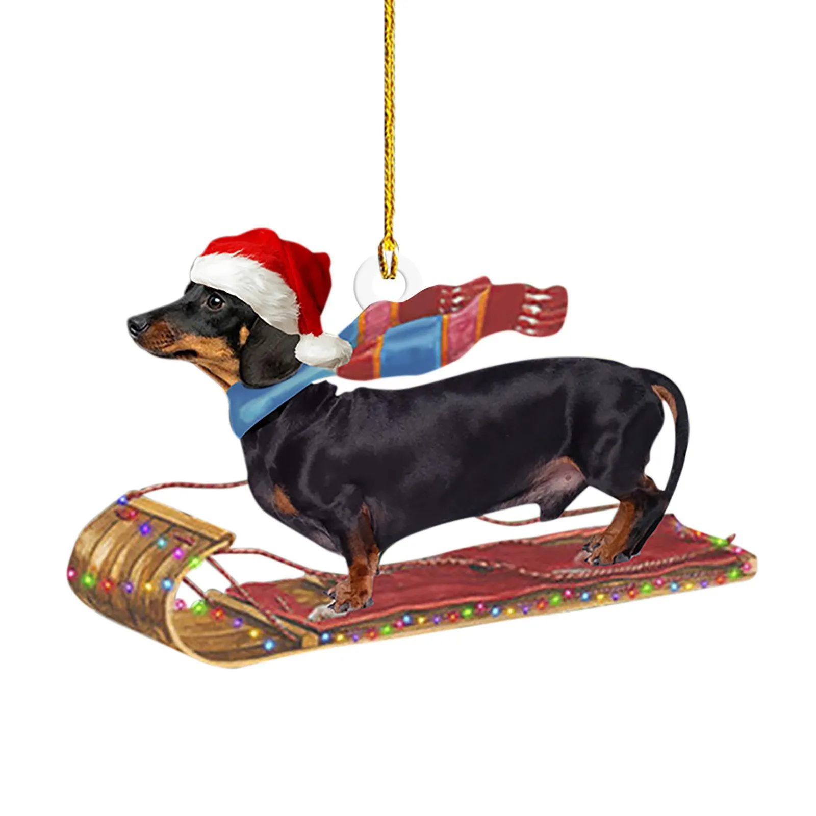 Christmas Sausage Dog Decorations Home – image 2