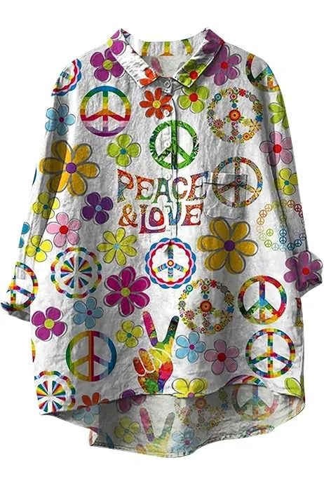 Women's New Loose Printed Round Neck Casual Plus Size Women's Clothing - Zcs81-4Xl