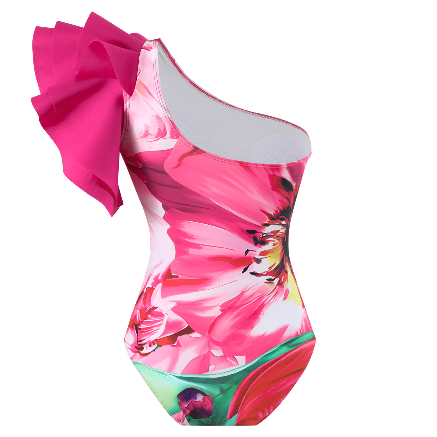 Fashion Design One-piece Swimsuit European And American Printing