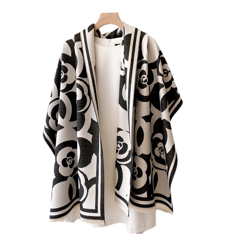 Air-conditioned Room Warm Scarf Versatile High-grade Mom Scarf - Image 9