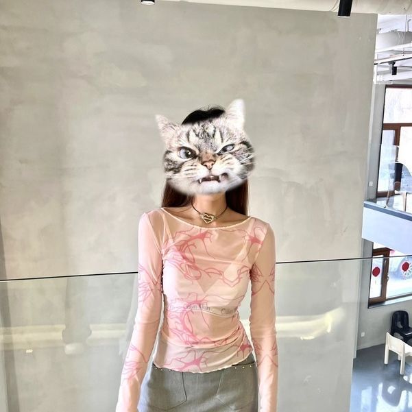 Ladies' Mesh Inner Versatile Long Sleeve T-shirt