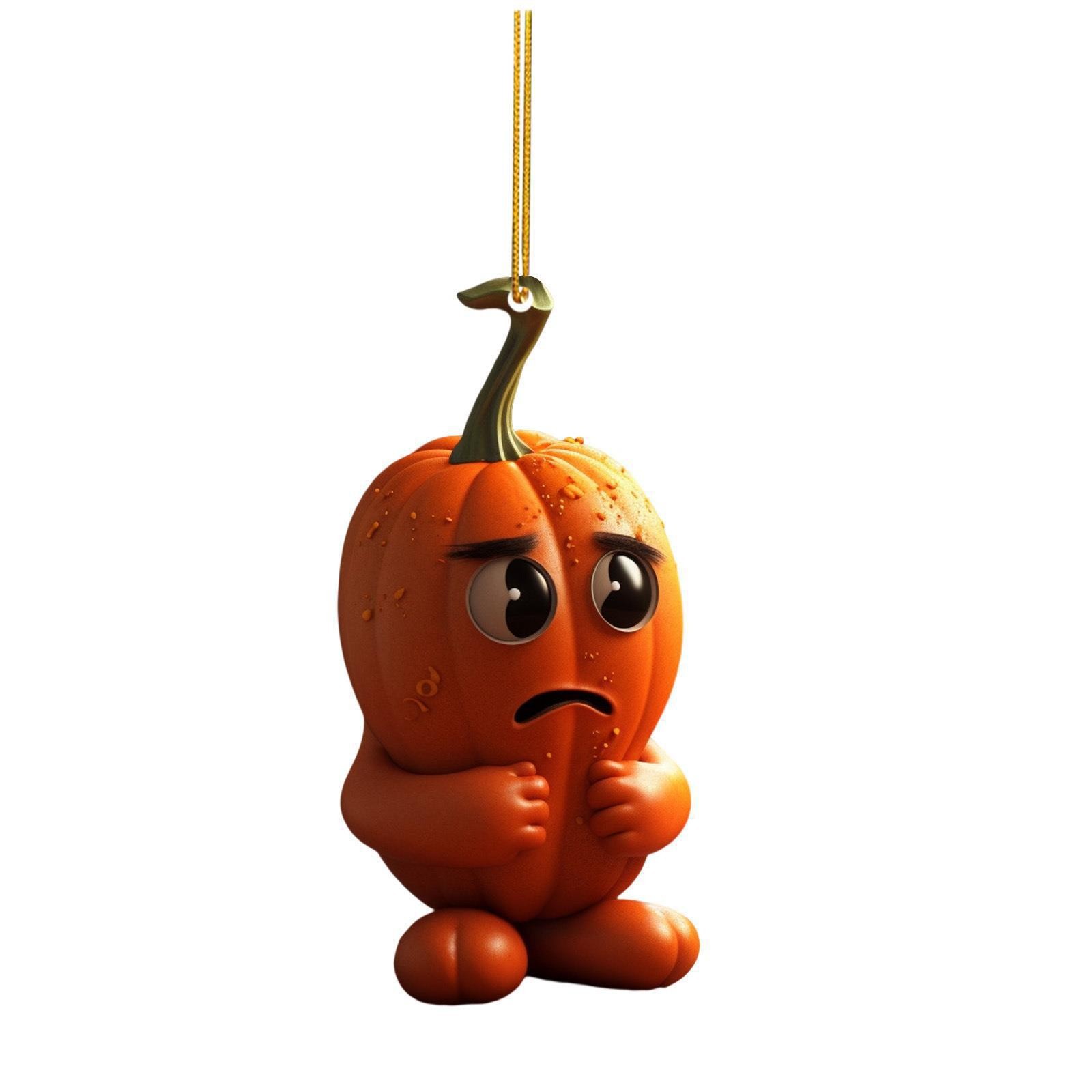 Halloween pumpkin automobile hanging ornament (1 style)