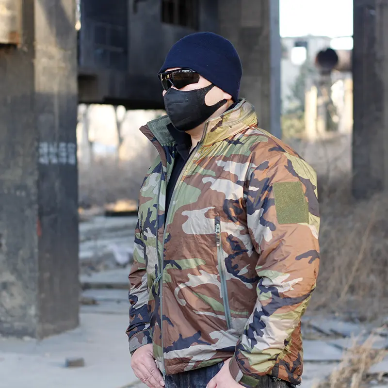Outdoor Clothing Waterproof Cold Protective Urban Commuting Camouflage Coat