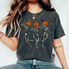 Fashion Round Neck Loose Letter Digital Printing Short Sleeve - 336-Xl - View 1